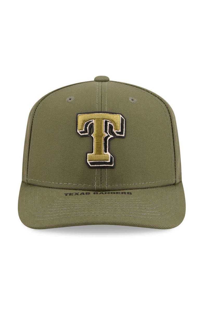 New Era Men's New Era  Olive Texas Rangers 2026 Armed Forces Day 9SEVENTY Adjustable Hat, Alternate, color, Olive