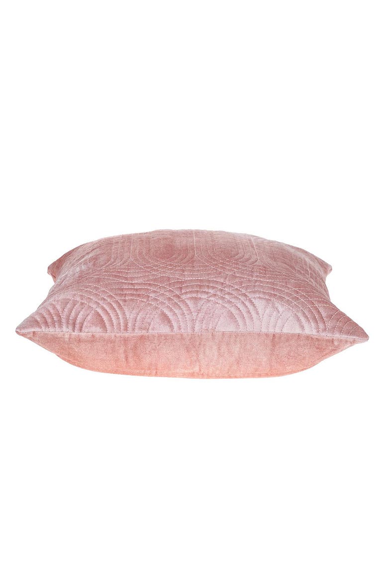 Iphis Topstitched Throw Pillow, Alternate, color, PINK