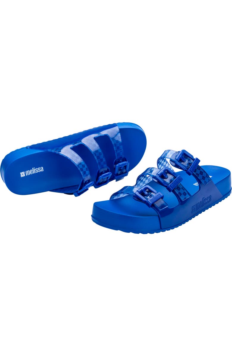 Melissa Cozy Stripes Platform Slide Sandal, Alternate, color, Blue