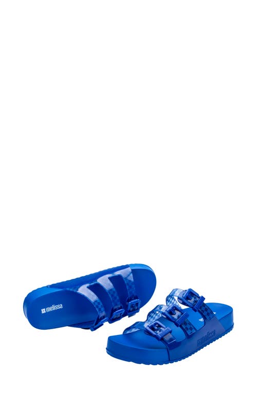 MELISSA MELISSA COZY STRIPES PLATFORM SLIDE SANDAL 