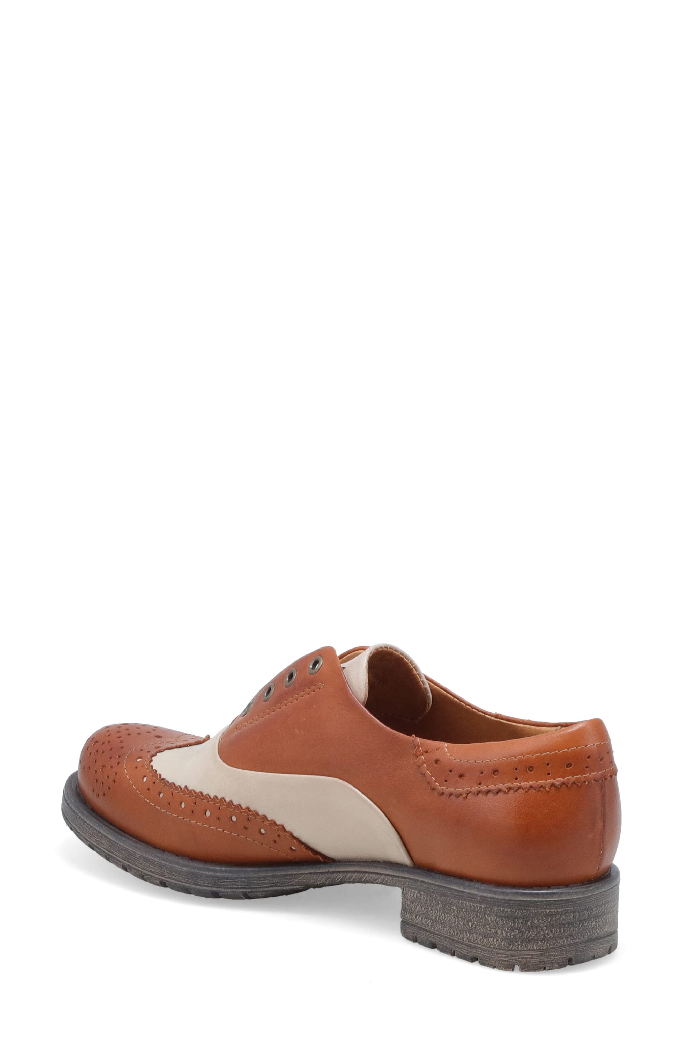 Peabody Spectator Wingtip Oxford, Alternate, color, BRANDY/CREAM