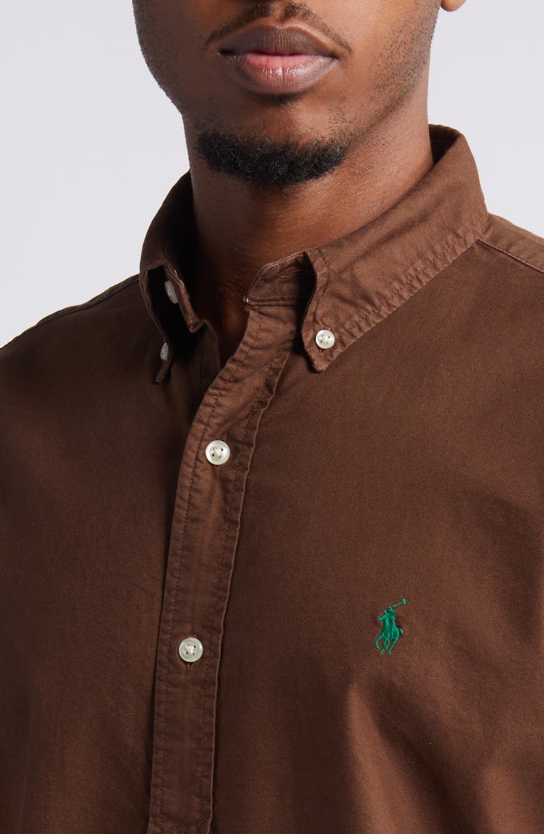 Polo Ralph Lauren Cotton Oxford Button-Down Shirt, Alternate, color, 