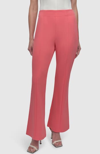 archive DKNY コーティング パンツ 32 DKNY Wide Leg Scuba Knit Pants | Nordstrom