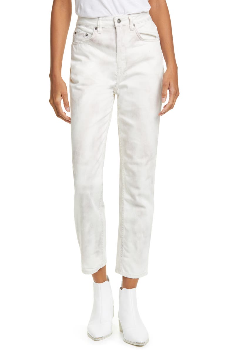 Ksubi Chlo Tie Dye High Waist Ankle Straight Leg Jeans, Main, color, 