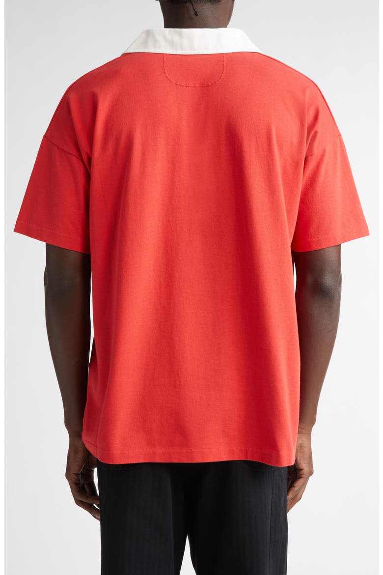 Worchester Logo Graphic Polo, Alternate, color, RED