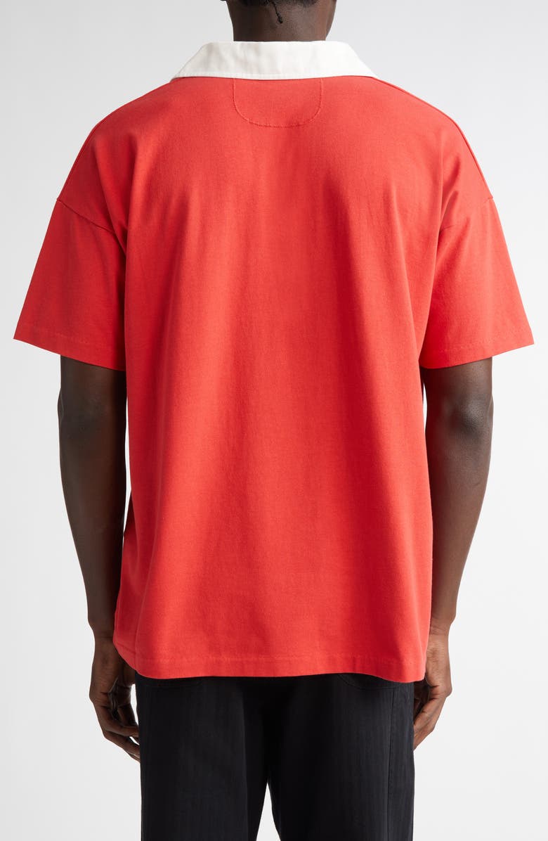 Bode Worchester Logo Graphic Polo, Alternate, color, 