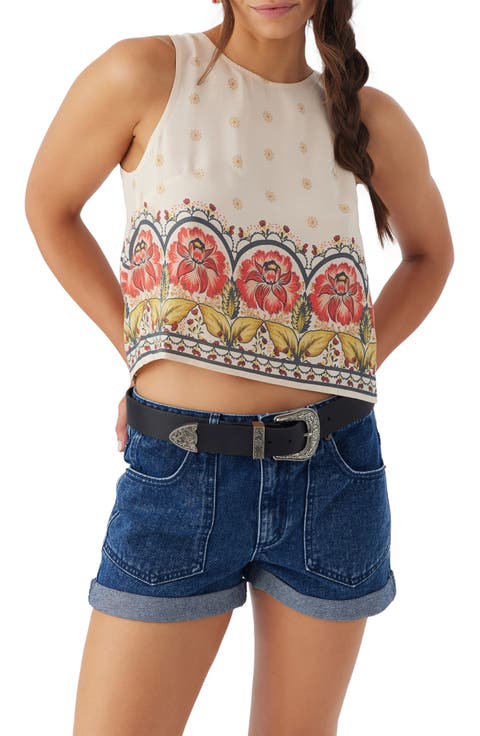 Tessa Floral Tie Back Tank