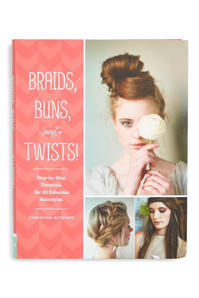 'Braids, Buns, and Twist' Tutorial Book, Main, color, BOOK-BUNS BRAIDS AND TWIST