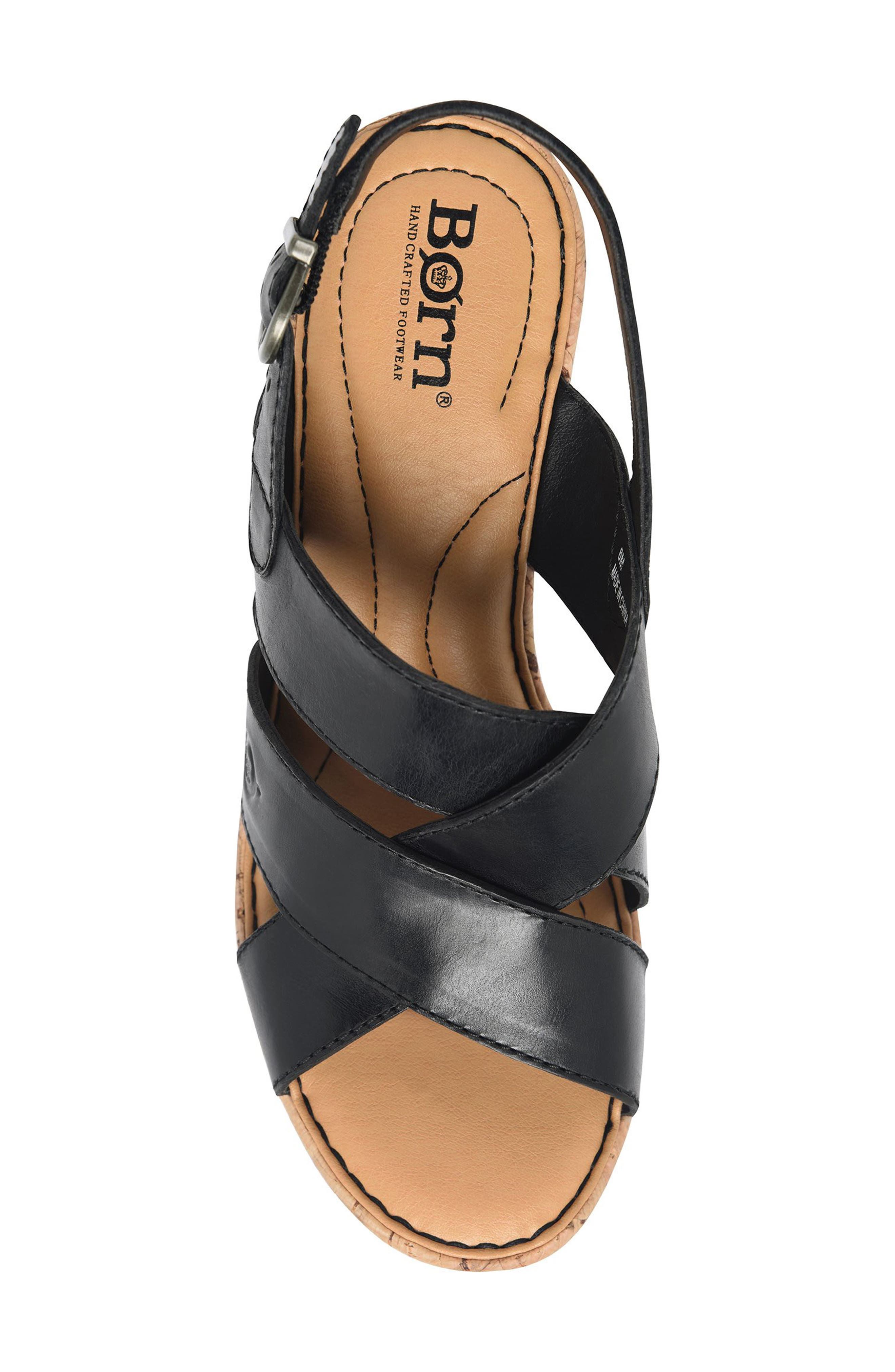 Børn Sami Cork Wedge Sandal, Alternate, color, 