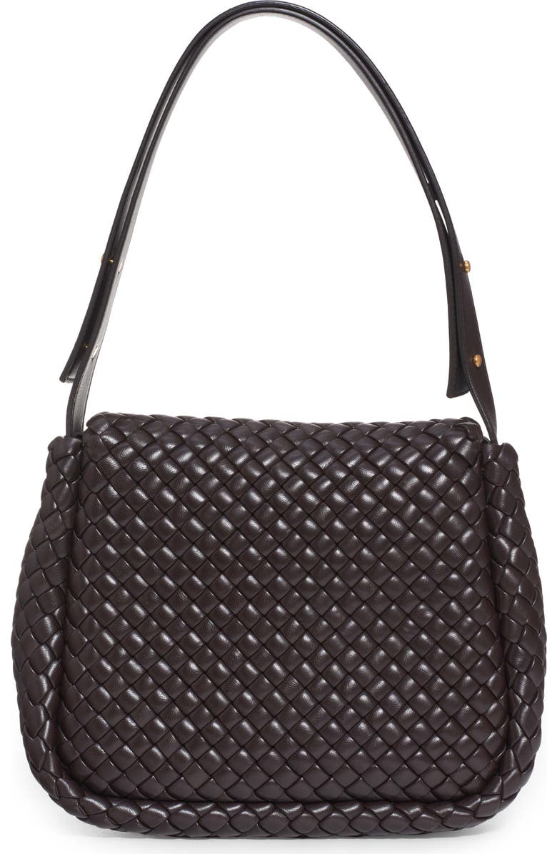 Bottega Veneta Cobble Padded Intrecciato Leather Shoulder Bag, Alternate, color,