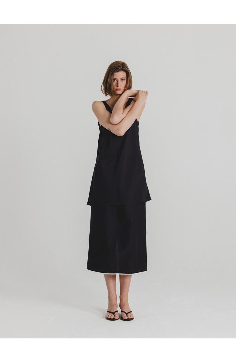 Alas Silk Cotton TankTop, Alternate, color, Black