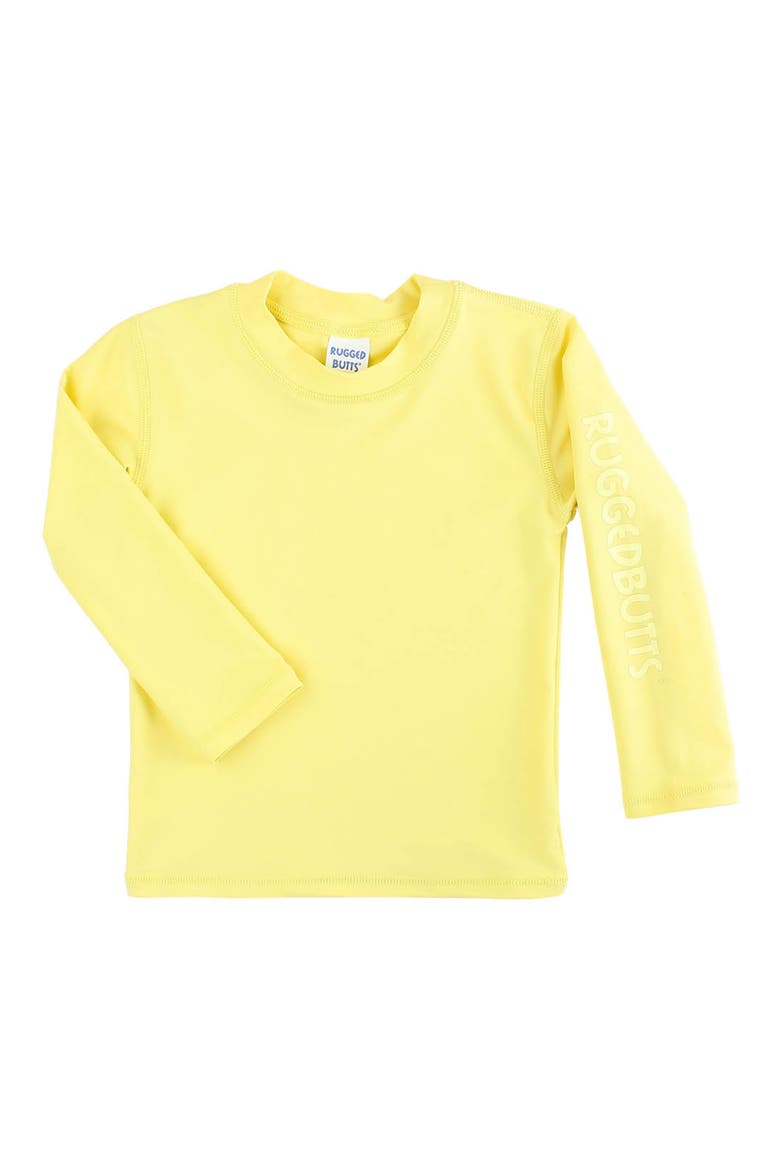 Kids' Long Sleeve Rashguard, Main, color, YELLOW