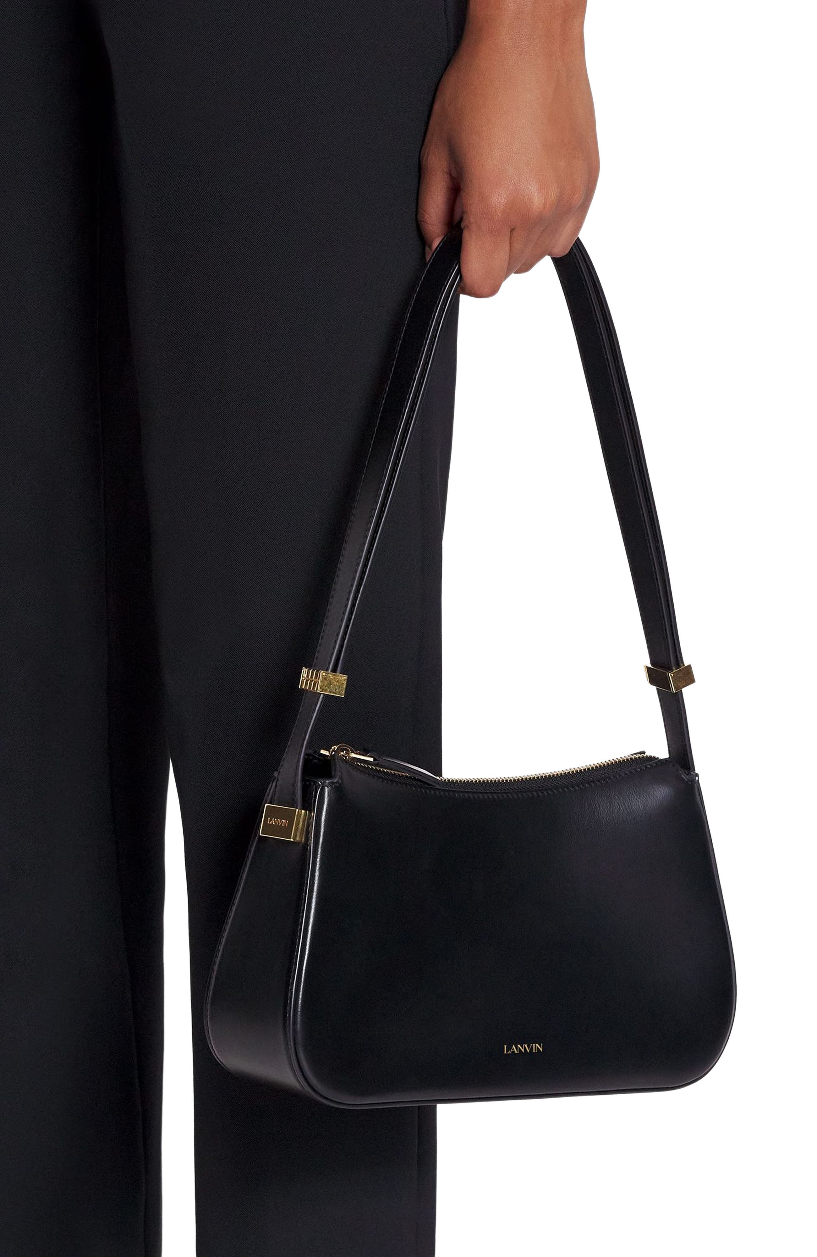 Lanvin Concerto Hobo Leather Bag, Alternate, color, 