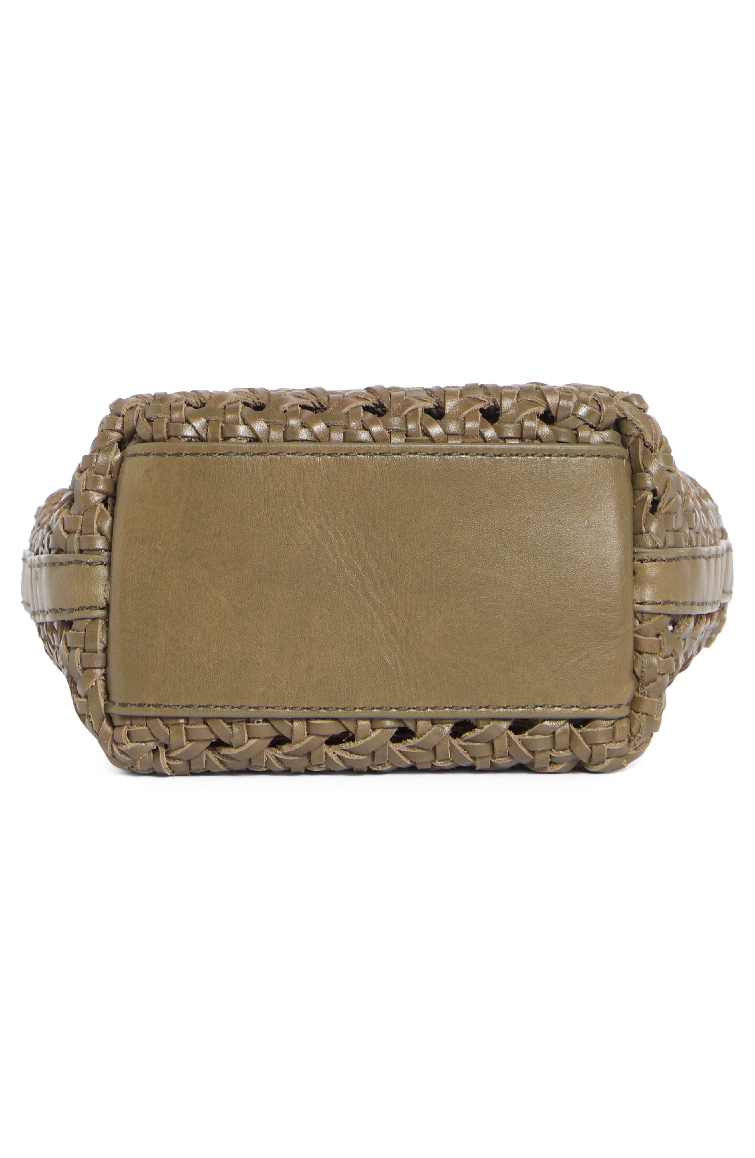Madewell The Handwoven Cane Mini Bag, Alternate, color, Pressed Sage