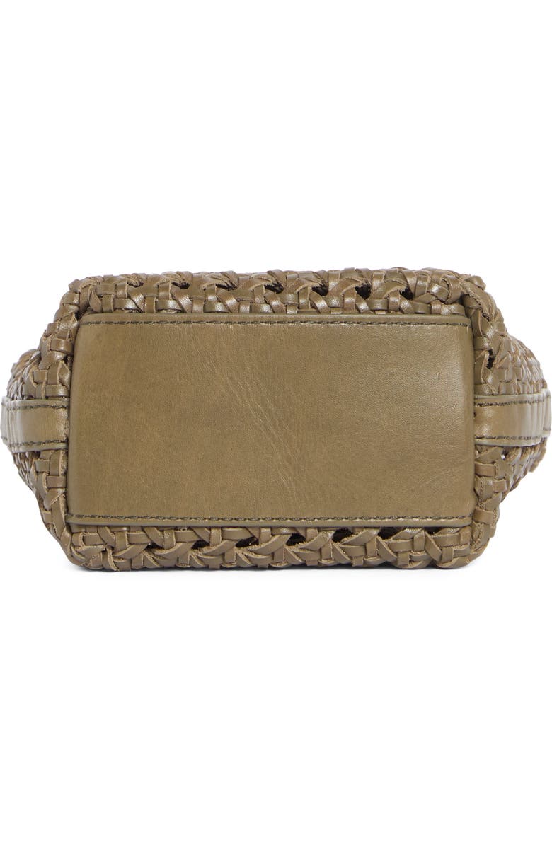 Madewell The Handwoven Cane Mini Bag, Alternate, color, Pressed Sage