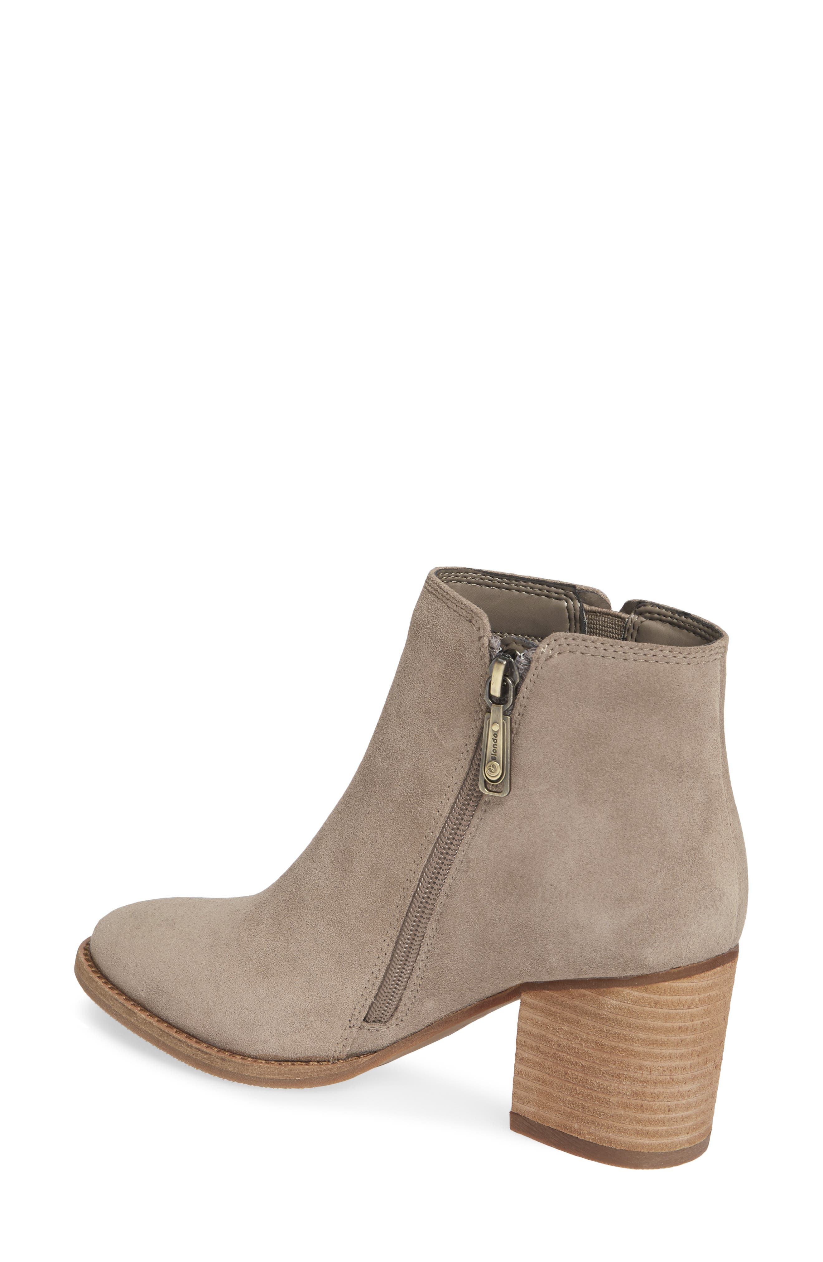Nina Waterproof Suede Boot, Alternate, color, MUSHROOM SUEDE