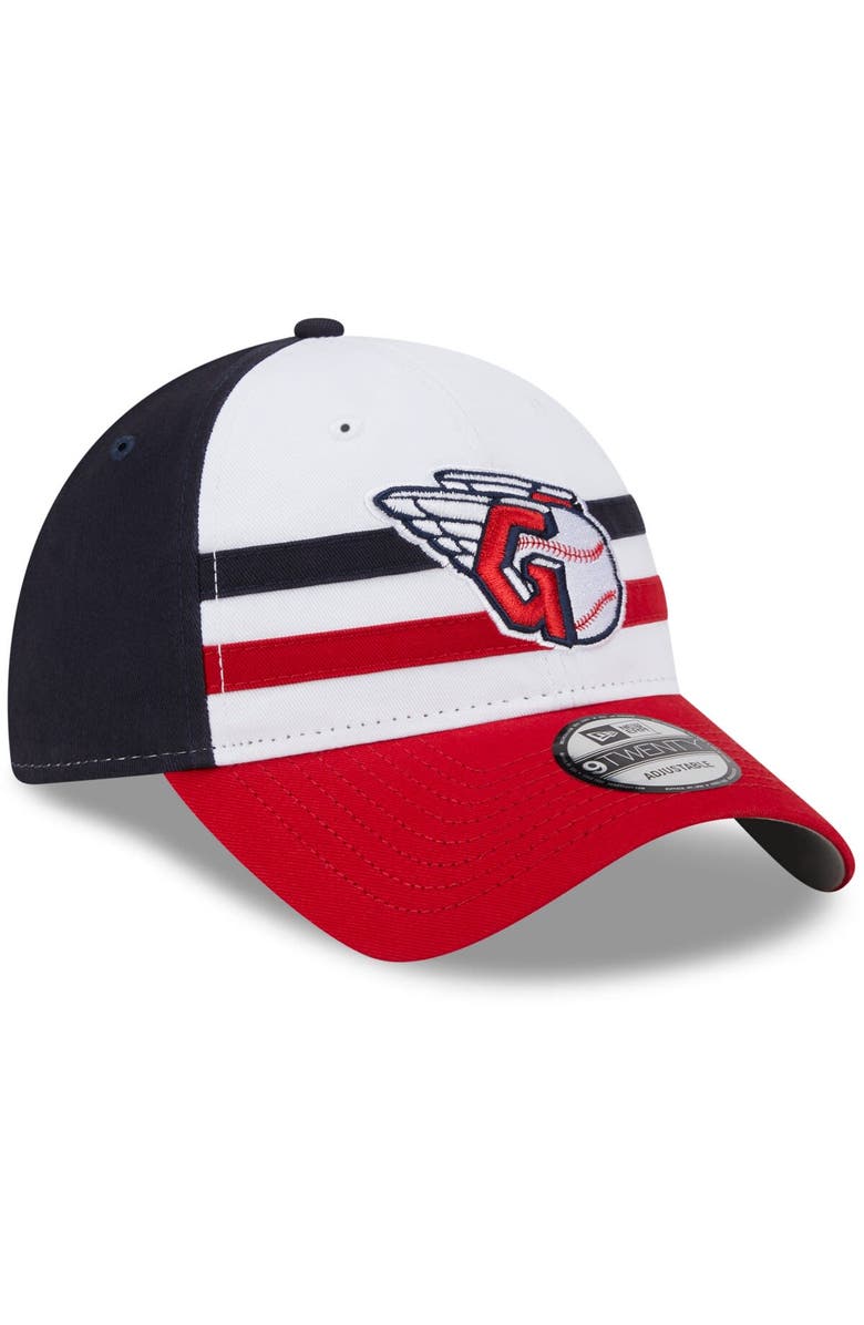 New Era Men's New Era  White Cleveland Guardians 2024 Batting Practice 9TWENTY Adjustable Hat, Alternate, color, 