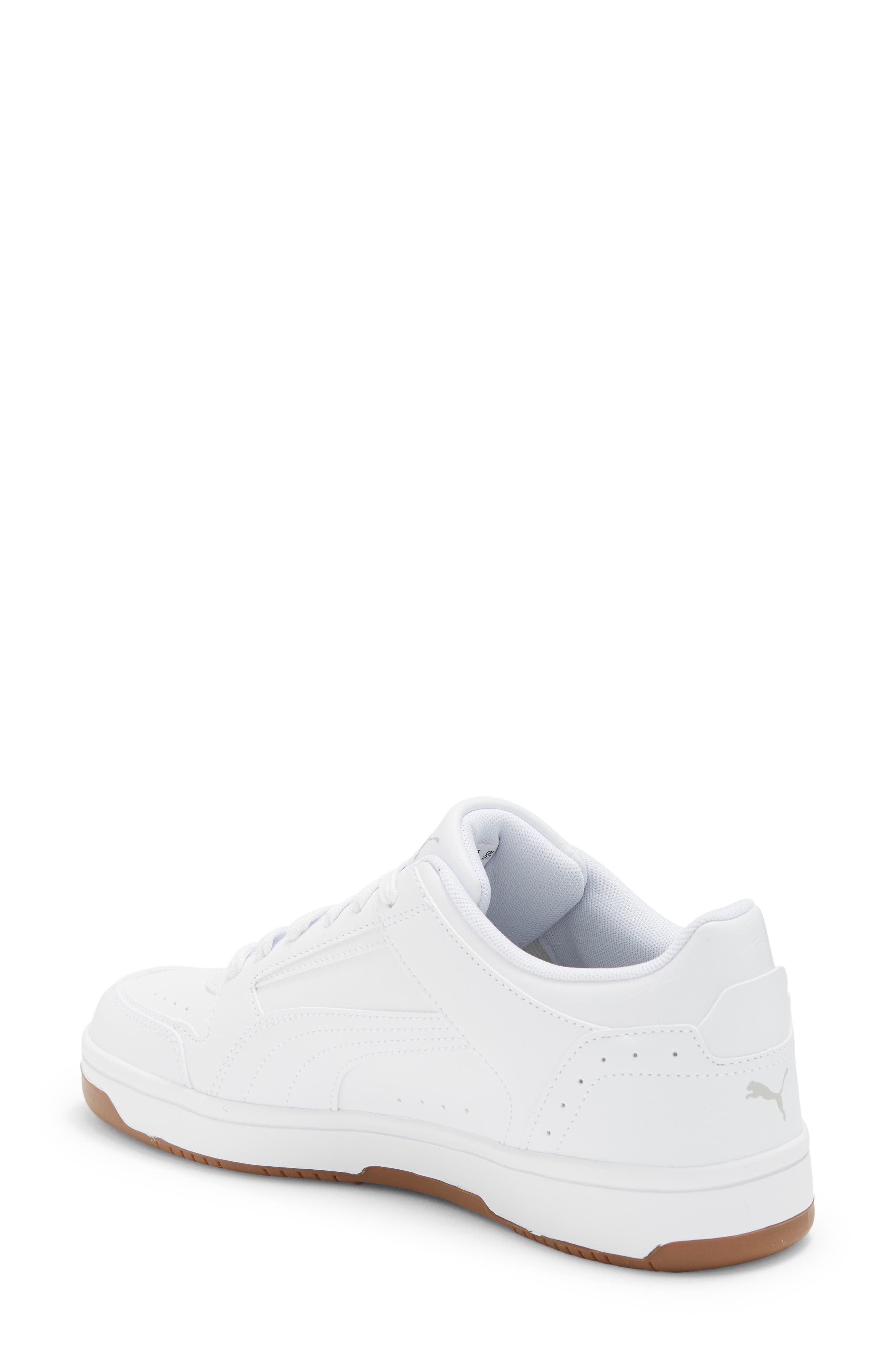 PUMA Rebound Joy Low Top Sneaker, Alternate, color, Puma White-Puma White