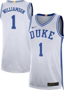 Nike Men's Nike Zion Williamson White Duke Blue Devils Limited Basketball Jersey