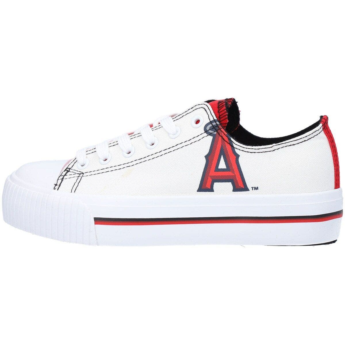 FOCO Women's FOCO Los Angeles Angels Platform Canvas Shoes, Alternate, color, 