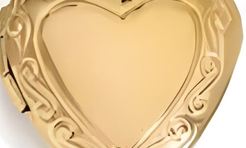 Macrae & Co . Heart Locket Charm Bracelet In Gold