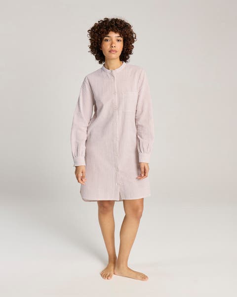The Seersucker Shirt Dress
