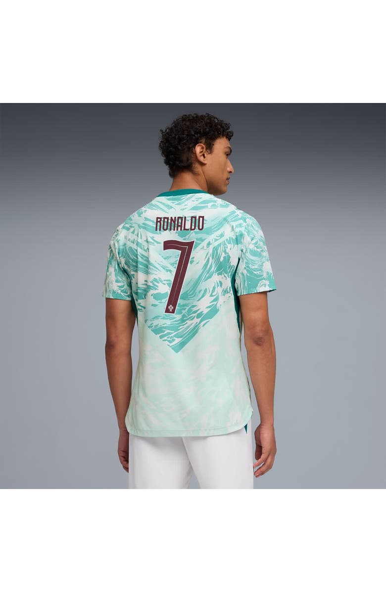 PUMA Men's Puma Cristiano Ronaldo White Portugal National Team 2026 Away On-Field Authentic Jersey, Alternate, color, White