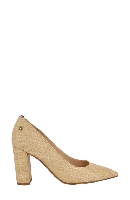 Tommy Hilfiger Abilene Pump In Natural