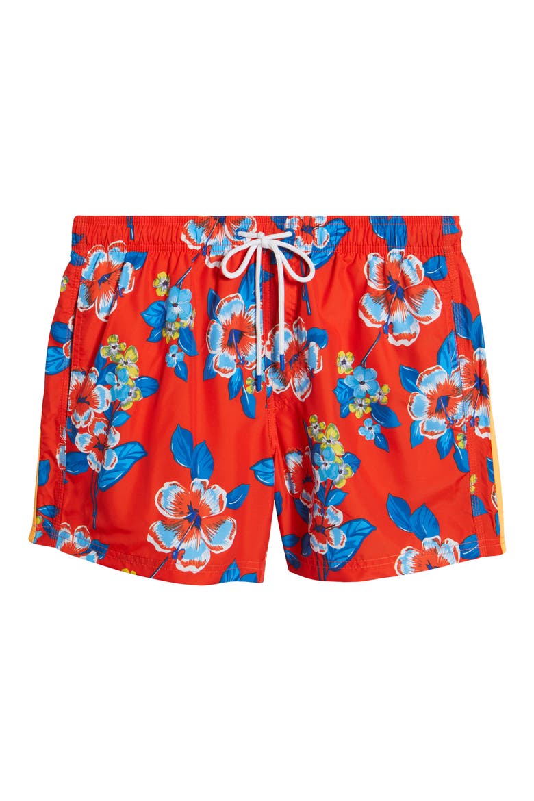 Floral Board Shorts, Alternate, color, CHEEK