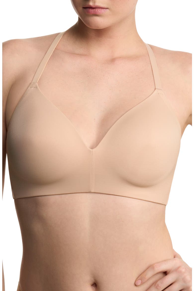 Cloud Comfort Convertible Back Smoothing Wireless Bra, Alternate, color, LIGHT MOCHA