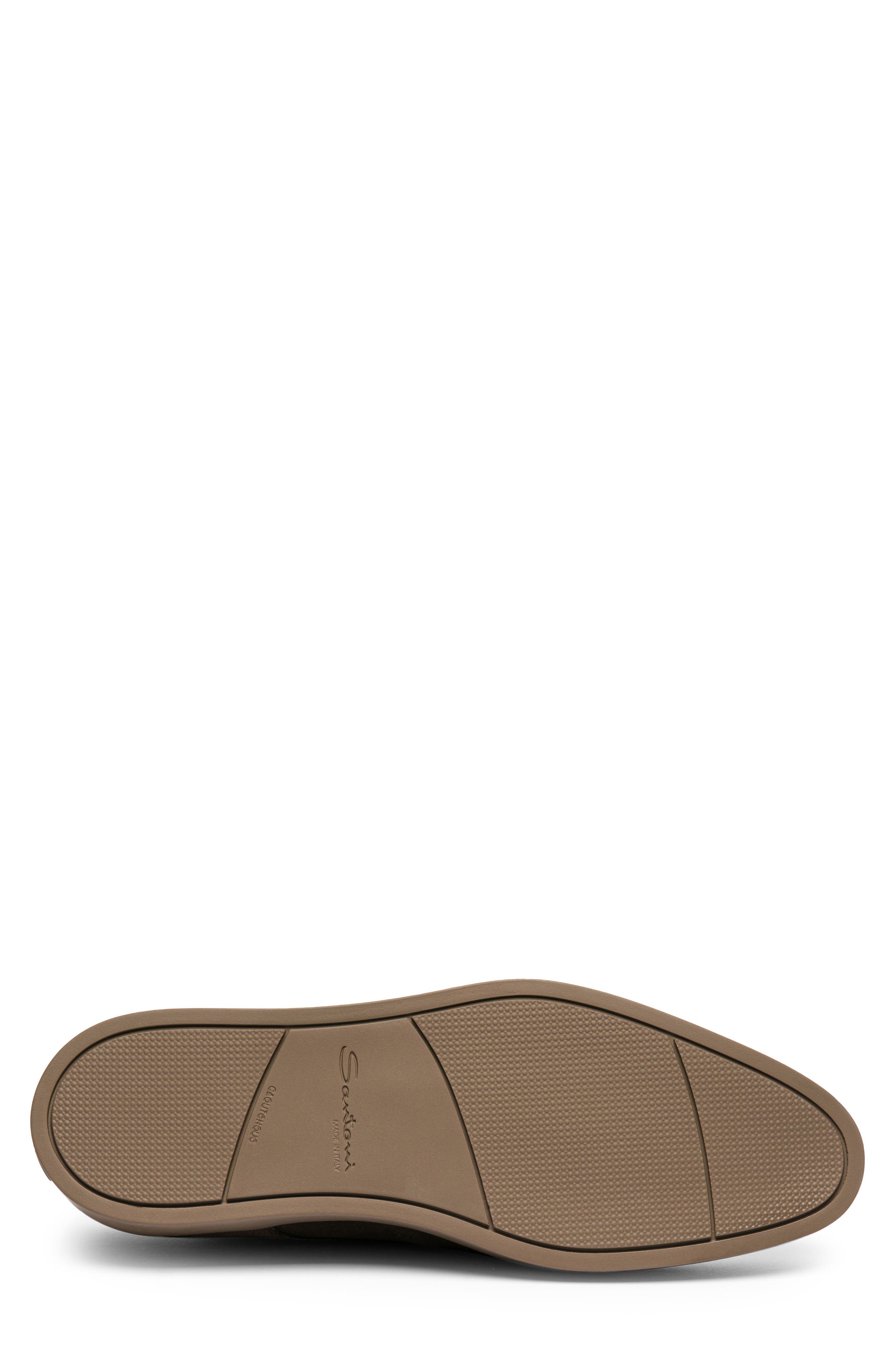 Santoni Dilate Suede Sneaker Derby, Alternate, color, Brown