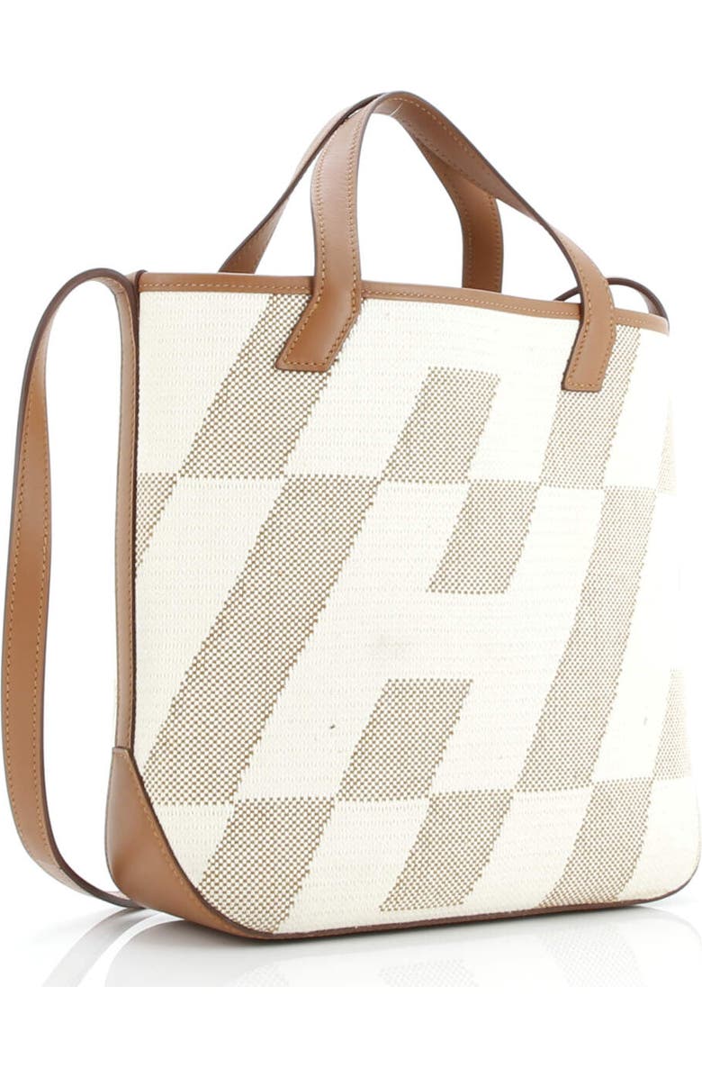 Pre-Owned Hermes Cabas H en Biais Tote Canvas with Leather 27, Alternate, color, Ecru