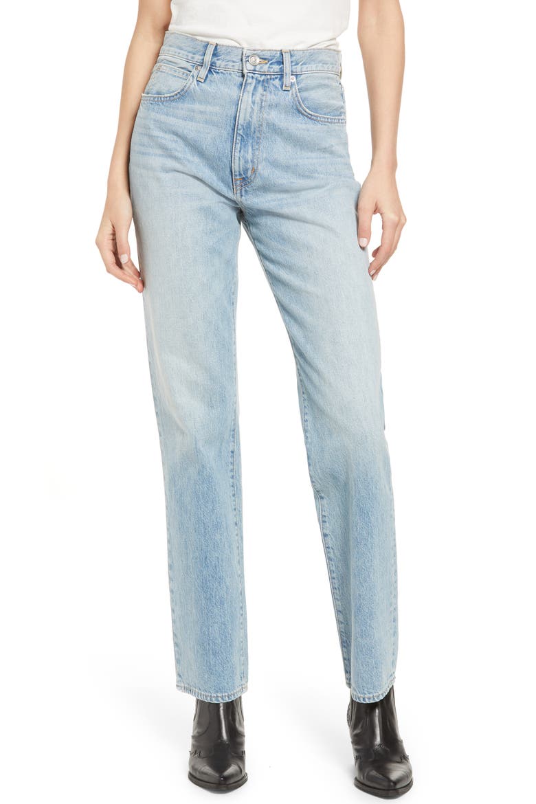 London High Waist Straight Leg Jeans, Main, color, NEW MEXICO