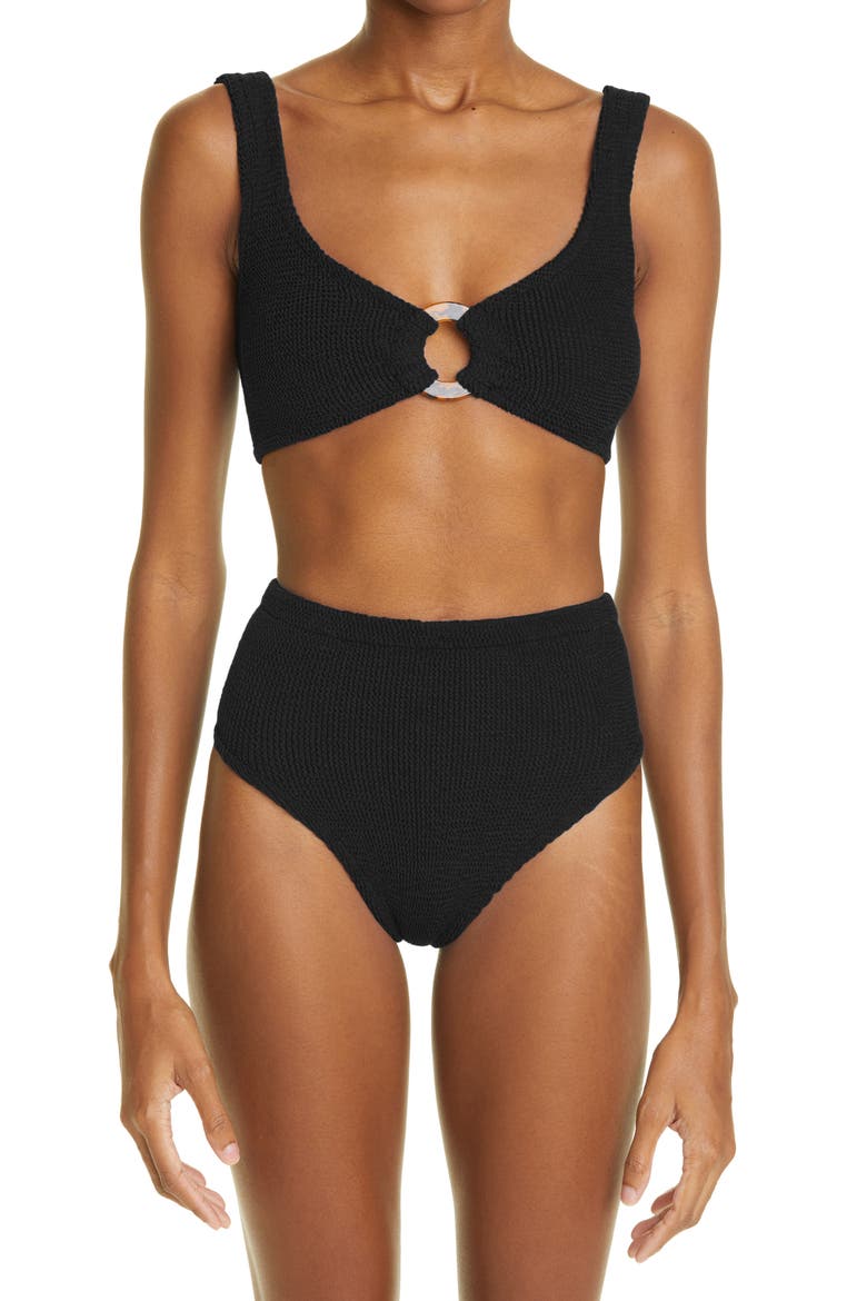 Nadine Two-Piece Swimsuit, Main, color, BLACK