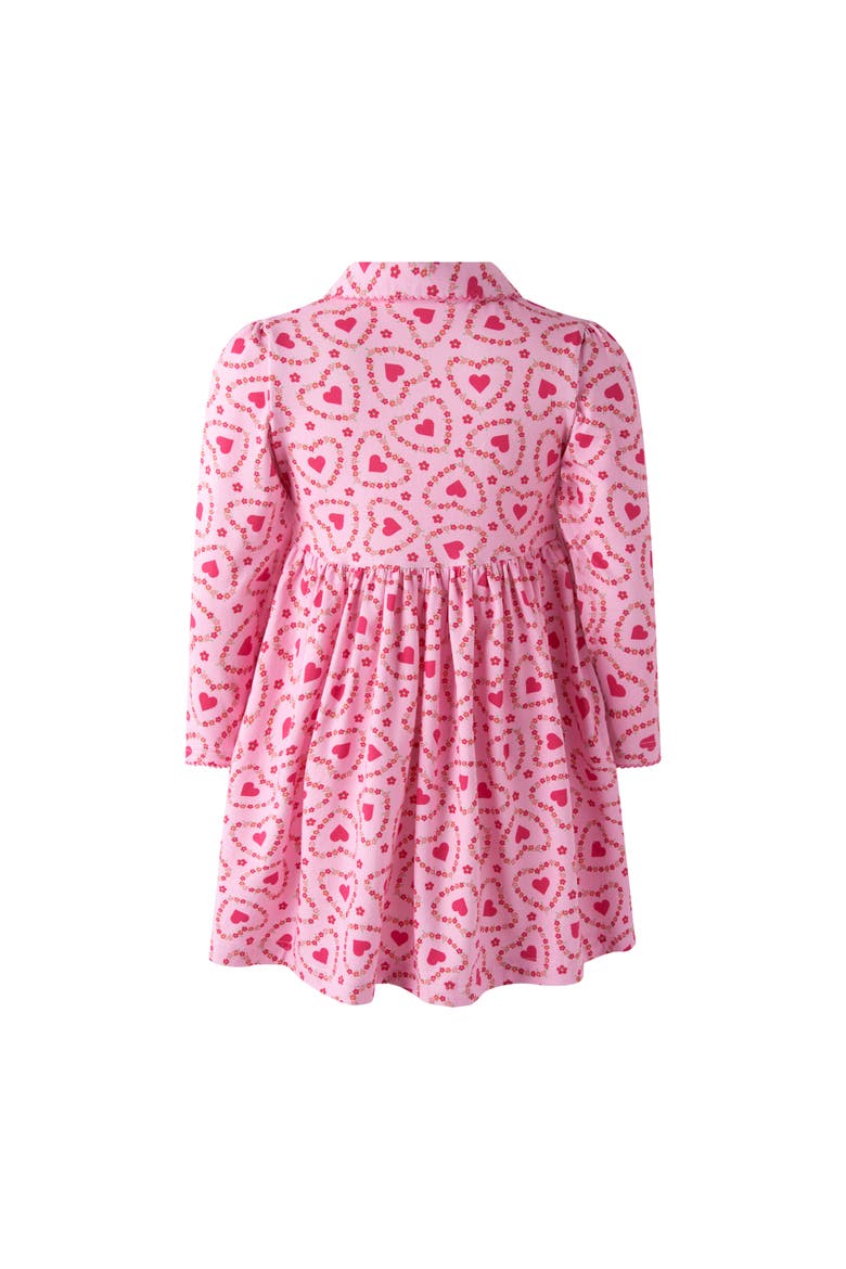 Floral Heart Jersey Dress, Alternate, color, Pink