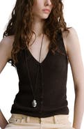 MANGO V-Neck Sweater Vest