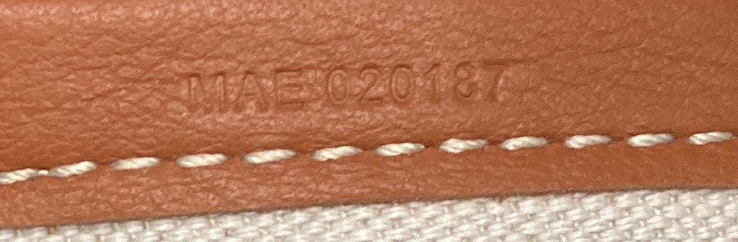 Pre-Owned Goyard Mediterranee Saint-Tropez Reversible Tote Coated Canvas, Alternate, color, Blue