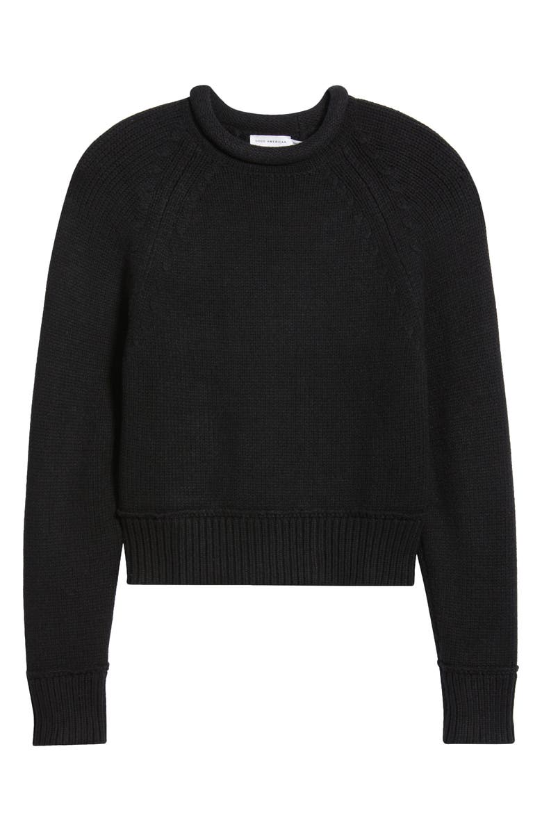 Good American Mock Neck Sweater, Alternate, color,