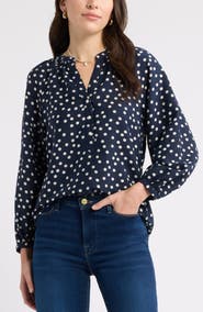 Caslon® Gathered Popover Shirt