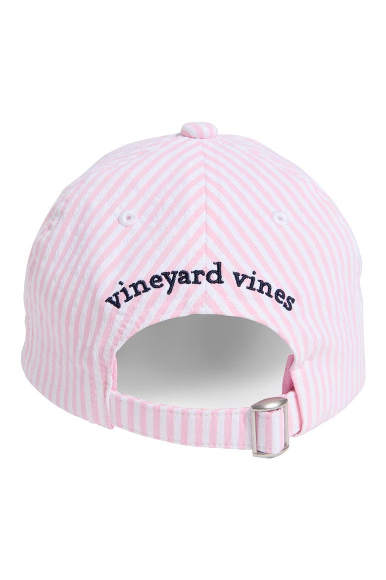 Kids' Harbor Seersucker Baseball Cap, Alternate, color, VINEYARD SS PB/ WC