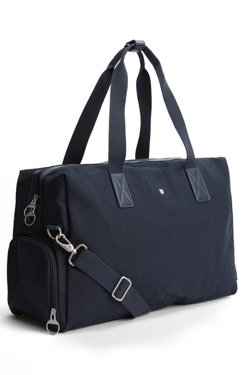 Barbour Cascade Cotton Twill Duffle Bag In Navy