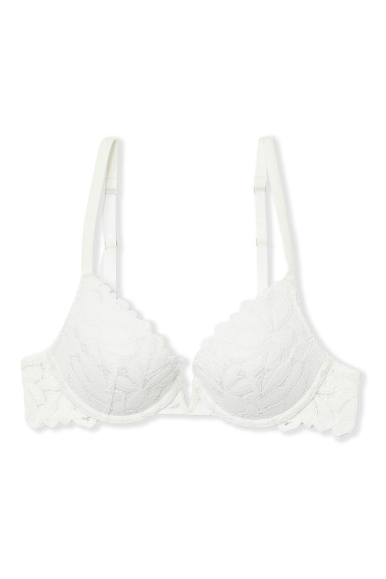 Celeste °2 Underwire Balconette Bra, Alternate, color, WHITE