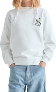 Scalpers Girl's sweatshirt with garden motif