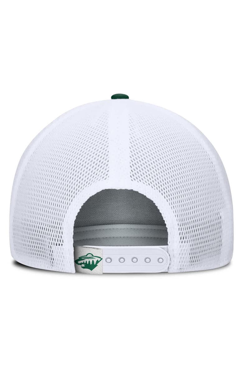FANATICS Men's Fanatics Green/White Minnesota Wild Bermuda A-Frame Adjustable Hat, Alternate, color, Green