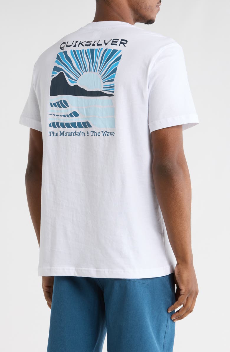 Quiksilver Brigade Logo Graphic T-Shirt, Alternate, color, White