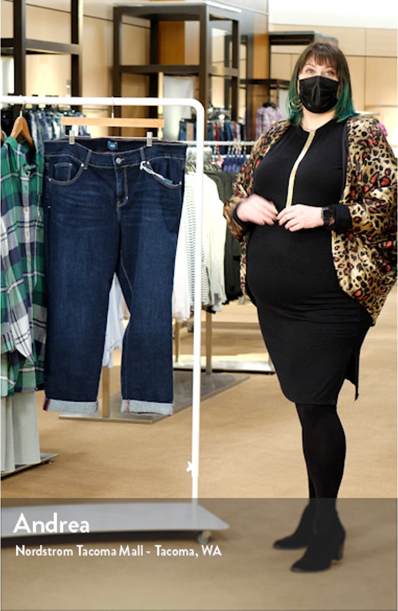 Jeans Carter High Waist Crop Girlfriend Jeans, sales video thumbnail