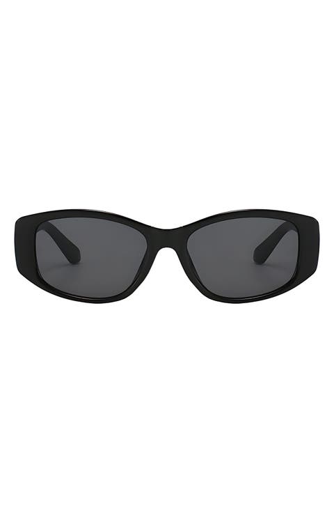 Tara 55mm Polarized Geometric Sunglasses