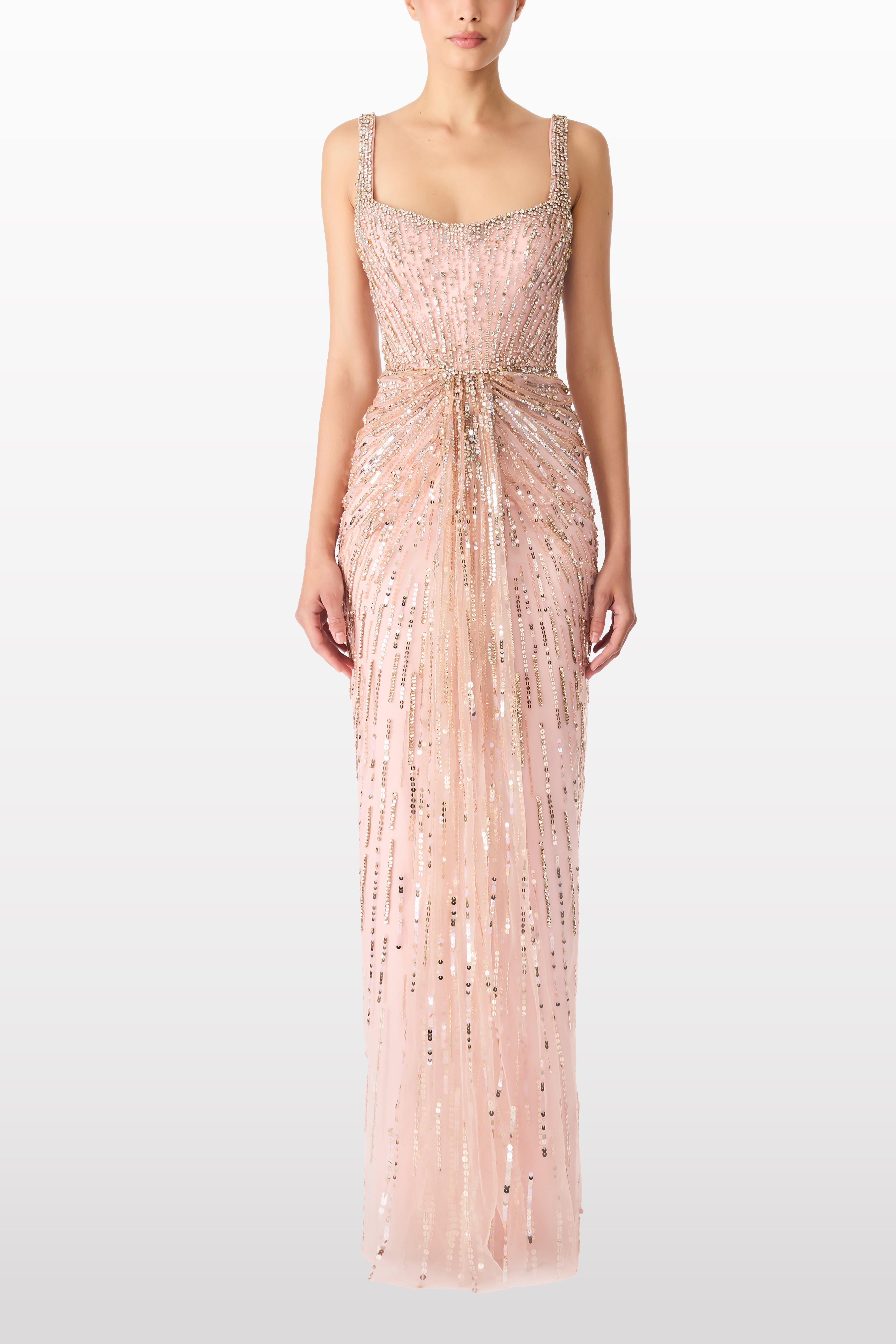 Chrissy Sequin-Embellished Dress - image 5
