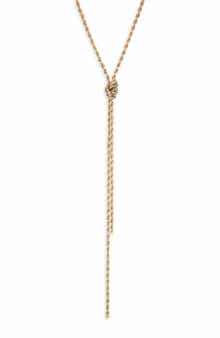 NORDSTROM RACK Rope Knot Y-Necklace