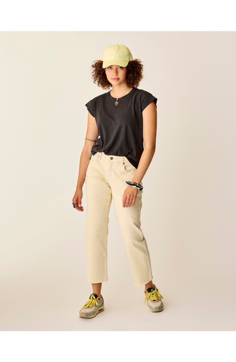 Carve Designs Austin Crop Jean, Alternate, color, Ecru